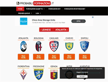 Tablet Screenshot of probabiliformazioni.it